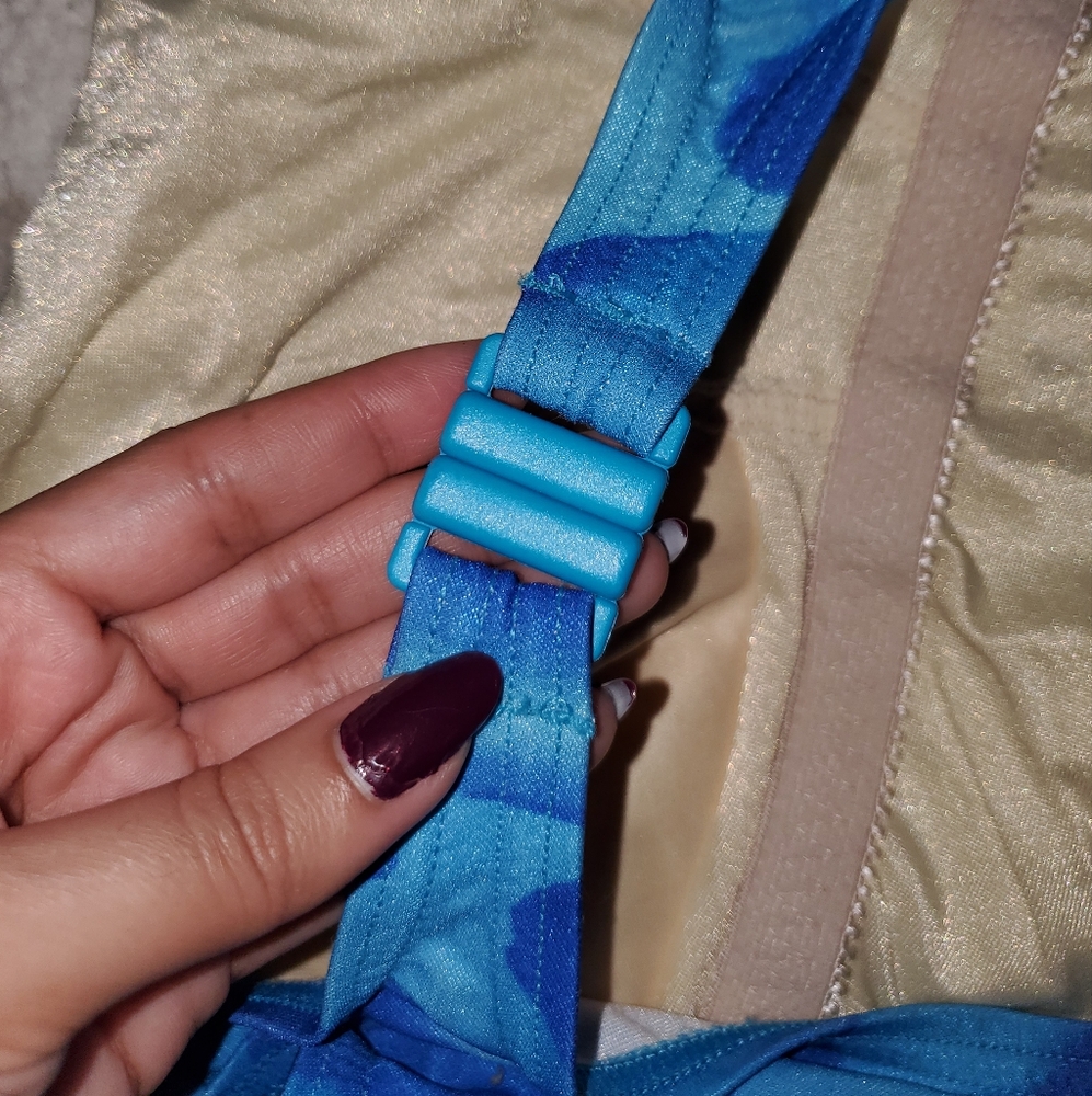 5 for $25 | Vintage Speedo Abstract Blue One Piece Swimsuit - Picture 9 of 16